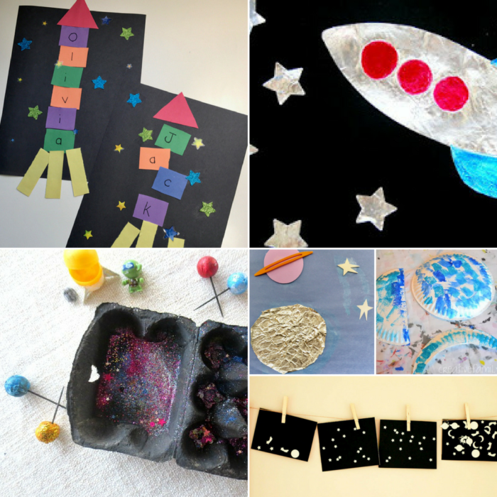Space Crafts for Kids • The Inspired Home