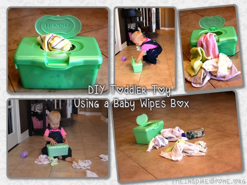 DIY Baby Wipes Toy