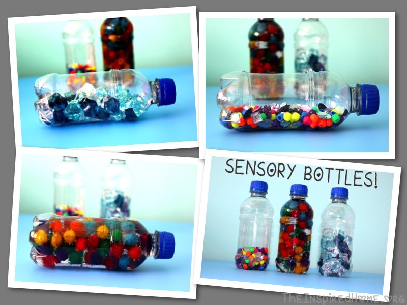 Sensory Bottle Collage