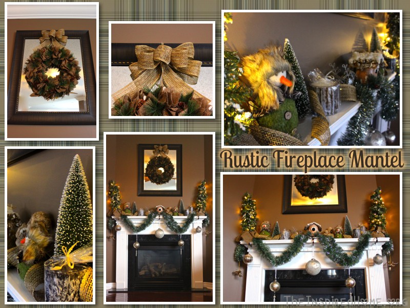 Rustic Fireplace Mantel