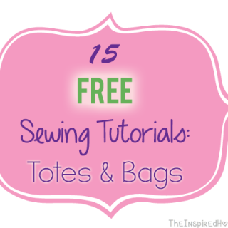 15 Free Sewing Tutorials: Totes & Bags