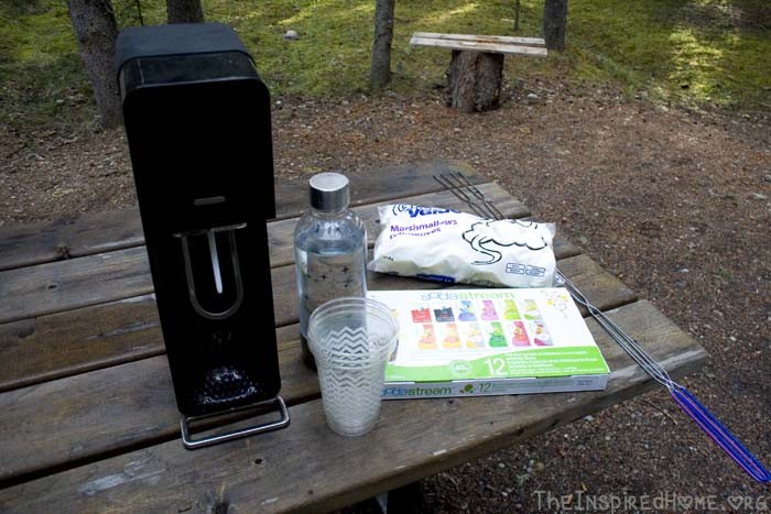 TheInspiredHome.org // Fun Camping Treats: S'Mores & SodaStream #BubblesMyWay