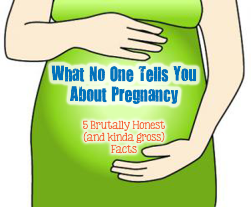 TheInspiredHome.org // What No One Tells You About Pregnancy: 5 Brutally Honest (and kinda gross) facts.