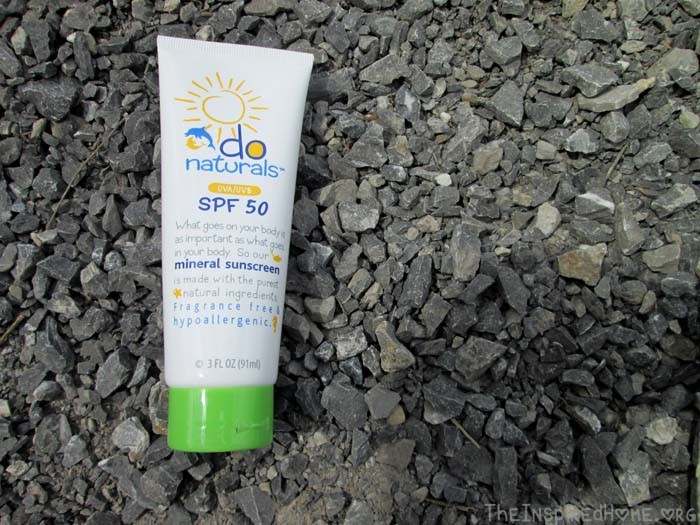 TheInspiredHome.org // Natural Sunscreen for Kids Dolphin Organics