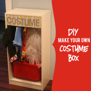 TheInspiredHome.org // DIY Costume Box, Make Your Own Costume Storage