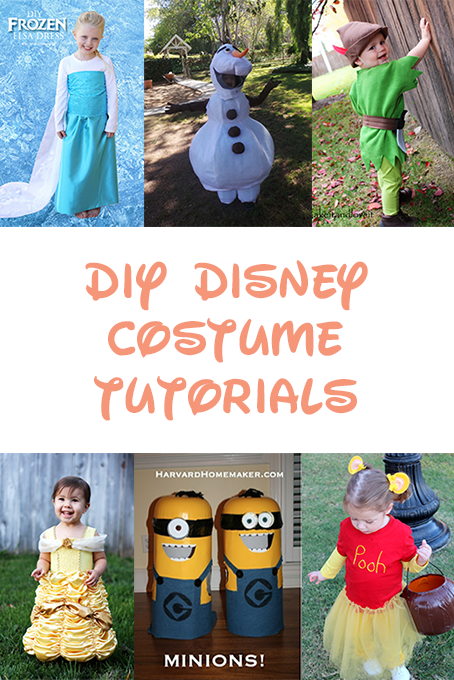 TheInspiredHome.org // DIY Disney Costumes including Elsa, Olaf, Minions, Belle, Boo, Tigger, Peter Pan and more!