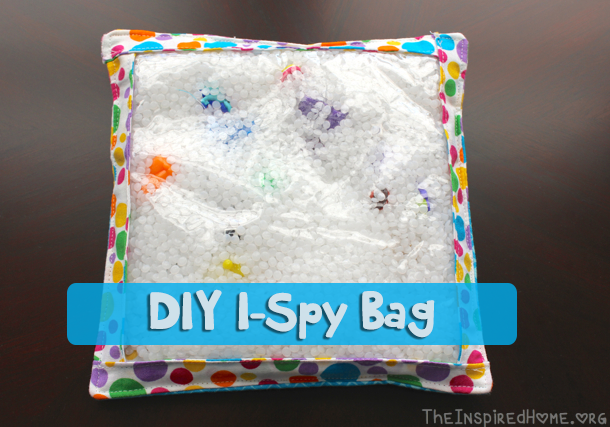 TheInspiredHome.org // 4 Sewing Projects for Kids, DIY I-Spy Bag Tutorial; sew a simple yet fun gift for your little one.