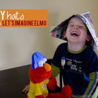 TheInspiredHome.org // DIY hats with Let's Imagine Elmo