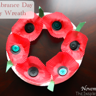 Remembrance Day Poppy Wreath Craft