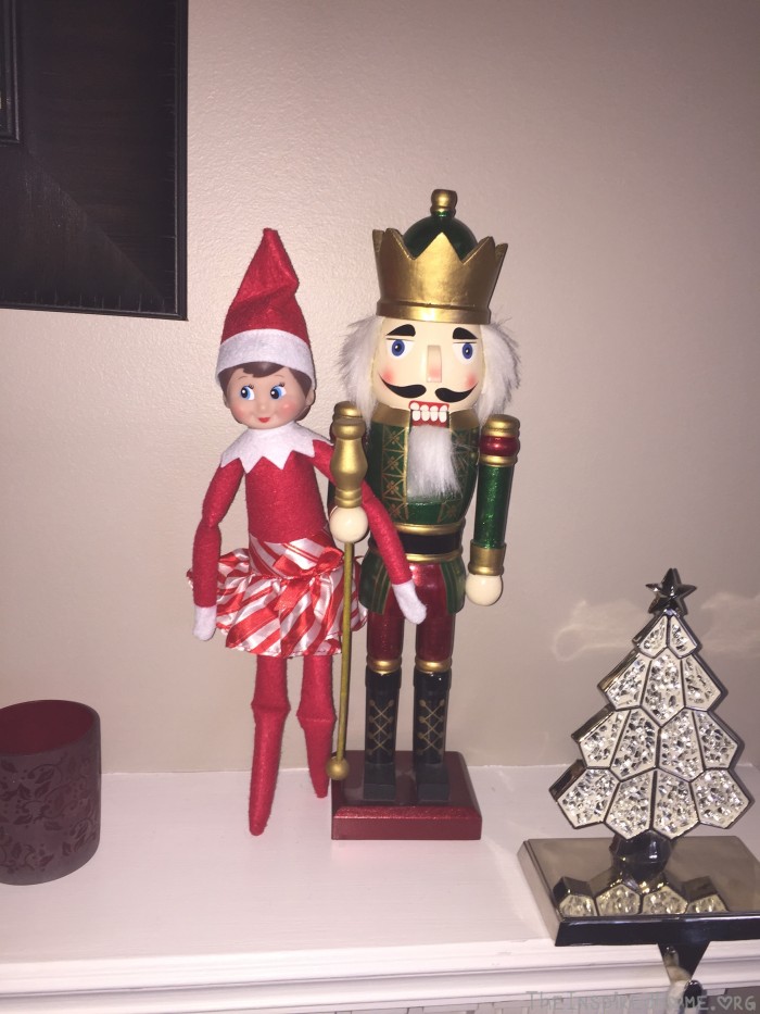 TheInspiredHome.org // 2 Minute Toddler-Approved Elf on the Shelf Ideas