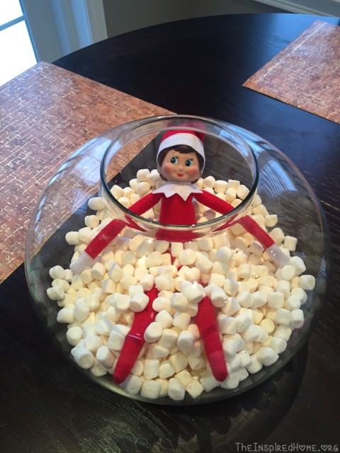 2 Minute Toddler-Approved Elf on the Shelf Ideas