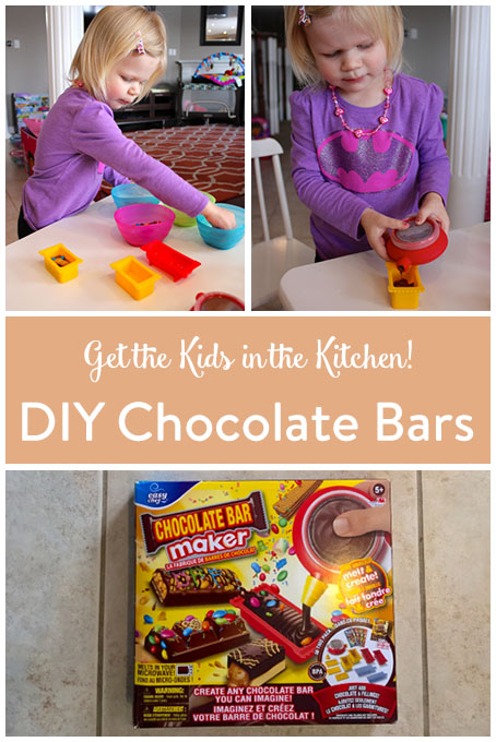 TheInspiredHome.org // Get your kids interested in helping out in the kitchen by making your very own DIY candy bars with this simple kit. I guarantee happy results!