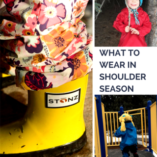 TheInspiredHome.org // Kids Outdoor Wear for Shoulder Season, featuring a review of Stonz Bootz.