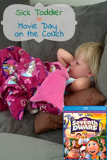 TheInspiredHome.org // Sick toddler? The perfect way to spend the day is watching the new family film The Seventh Dwarf. Enter the giveaway to win your very own copy!