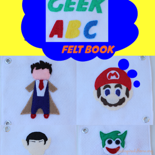 DIY Geek ABC Felt Quiet Book