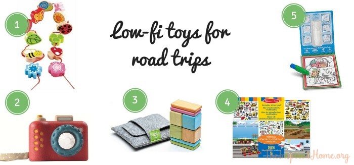 TheInspiredHome.org // Low-Fi Toys for Road Trips