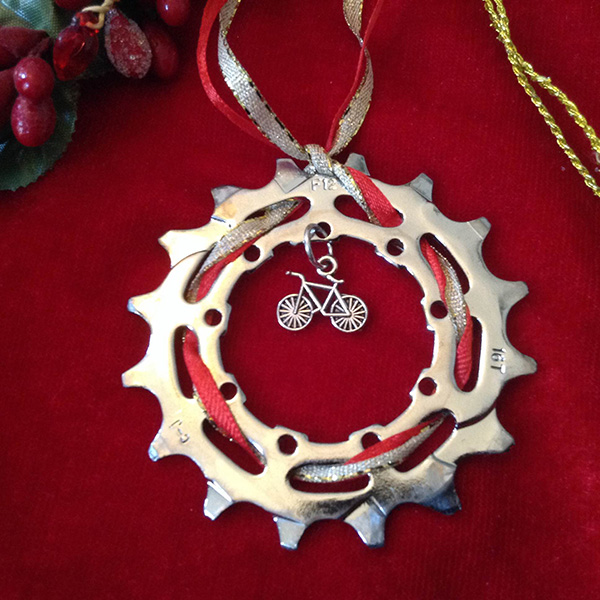 bike gear ornament