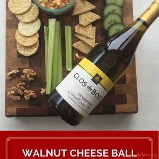 Walnut Cheese Ball + An Inspired Wine Pairing