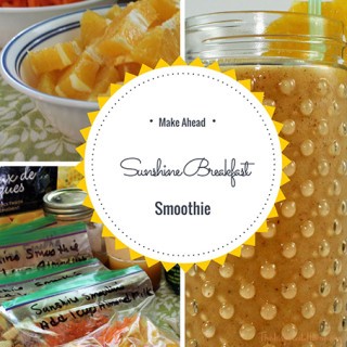 Make-Ahead Sunshine Breakfast Smoothie