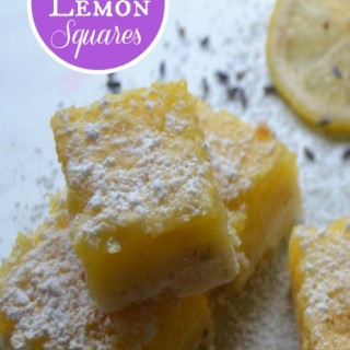 Lemon Lavender Squares