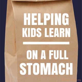 Helping Kids Learn on a Full Stomach #FeedItForward {Giveaway}