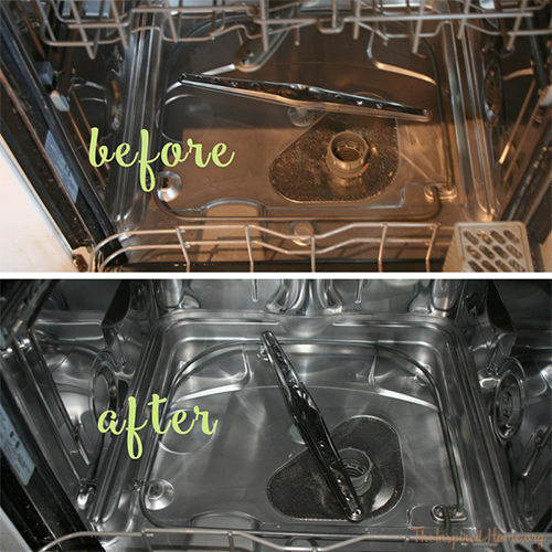 before and after dishwasher