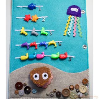 Quiet Book Ideas: Under the Sea Counting