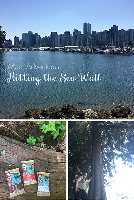TheInspiredHome.org // Mom Adventures: Hitting the Sea Wall. My solo trip to Vancouver, ill prepared adventuring and why having CLIF Bars in my backpack saves the adventure. #CLIFBar #FeedYourAdventure