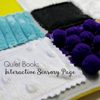 Quiet Book: Interactive Sensory Page