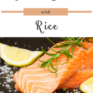 Cilantro Salmon with Rice