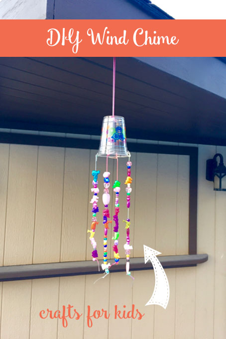 Diy Beaded Wind Chime The Inspired Home - How To Make Diy Wind Chimes