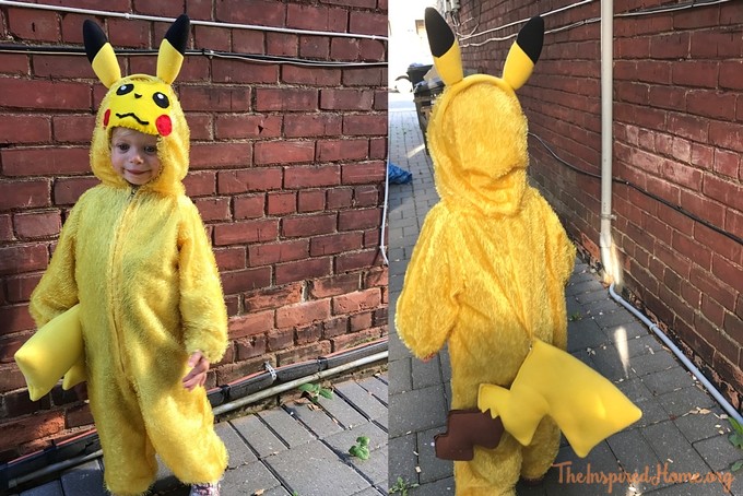 theinspiredhome.org // DIY Pikachu Costume Tail