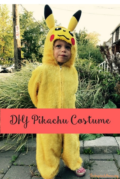 theinspiredhome.org // DIY Pikachu Costume