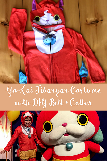TheInspiredHome.org // Yo-Kai Jibanyan Costume with DIY Bell & Collar.