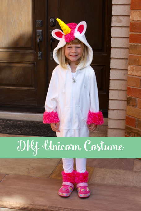 TheInspiredHome.org // DIY Fluffy Unicorn Costume - Despicable Me