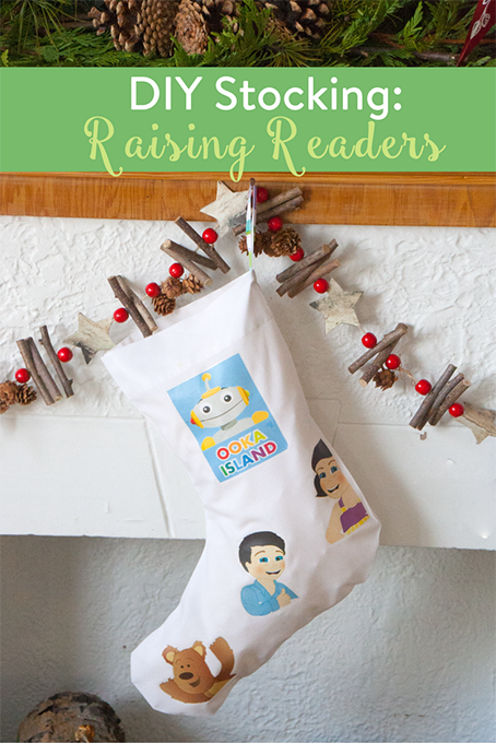 TheInspiredHome.org // Raising Readers Stocking perfect for the Ooka Island fan.