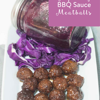 Grape Jelly BBQ Sauce Meatballs