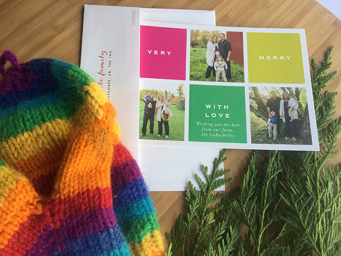 TheInspiredHome.org // Personalized Holiday Photo Cards from Minted. 