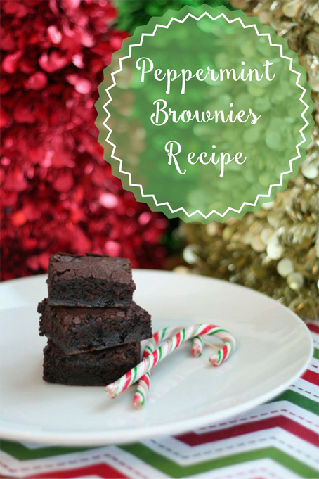TheInspiredHome.org // Peppermint Brownies Recipe