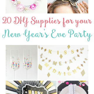 TheInspiredHome.org // 20 DIY Supplies for your New Years Eve Party