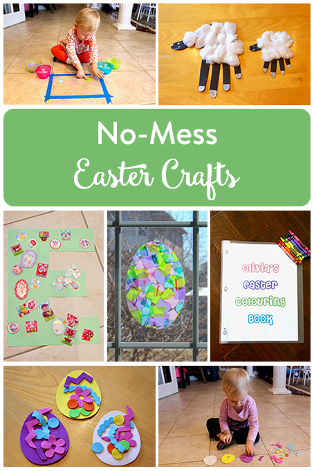 TheInspiredHome.org // No-Mess Easter Crafts for Toddlers & Preschoolers.