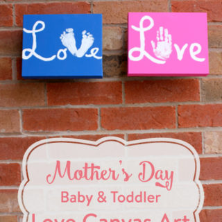 Mother’s Day Canvas of Love {Tutorial}