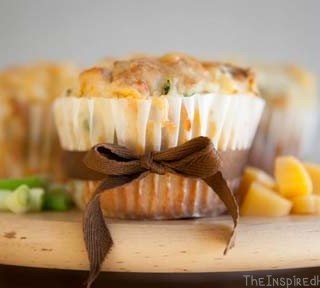 Gluten Free Egg Free Savoury Muffins with Cheese and Ham