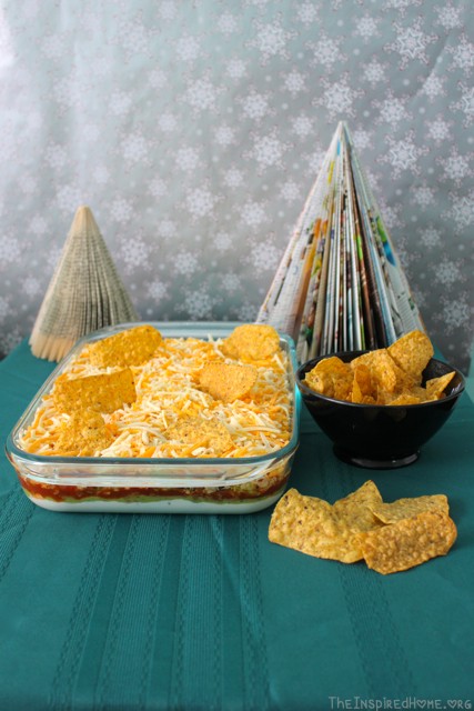 Taco Dip by theinspiredhome.org