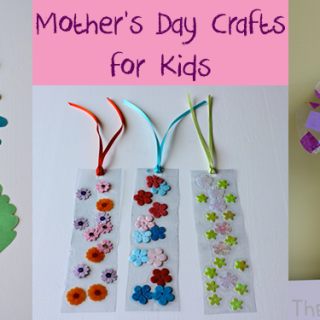 TheInspiredHome.org // Mother's Day Crafts for Kids including Contact Paper Flowers, Hand & Footprint Photo Flowers and a Contact Paper Flower Bouquet. Great gifts for mom, grandma and all the ladies in your life! These crafts are ideal for babies, toddlers and preschool-age kids.