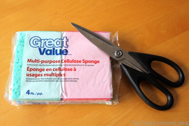 TheInspiredHome.org // DIY Sponge Blocks