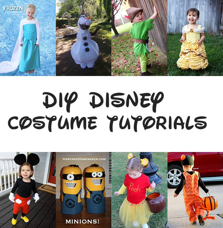 DIY Disney Halloween Costumes for Kids - The Inspired Home
