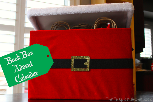 TheInspiredHome.org // Book Box Advent Calendar - gift the gift of books to kids of all ages this holiday season!