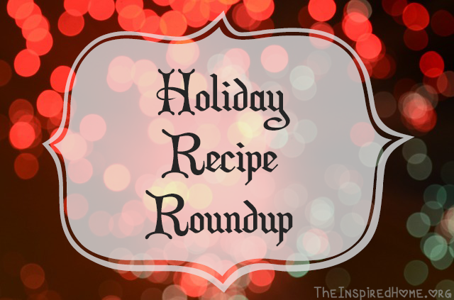 TheInspiredHome.org // Holiday Recipe Roundup including ginger molasses cookies, bacon water chestnuts, cheese ball, gluten-free & traditional shortbread and sugar cookies, bacon jam and more!