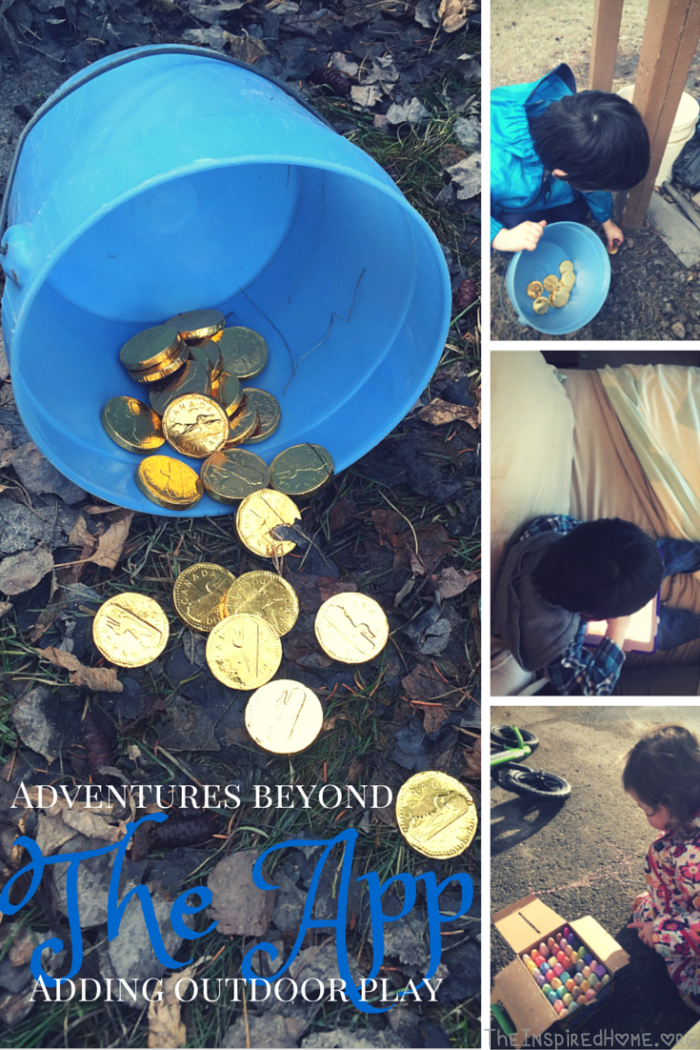 TheInspiredHome.org // Beyond the App, Linking Educational Learnings to Outdoor Play.